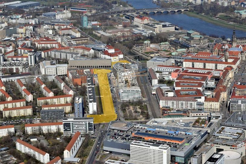 Westlicher Teil des Promenadenrings. Foto: M. Müller