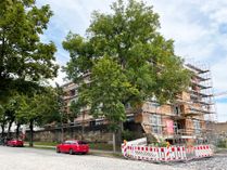 Richtfest Ende Juli, Einzug Frühsommer 2022: Der Convivo Park wird größer. Foto: Convivo