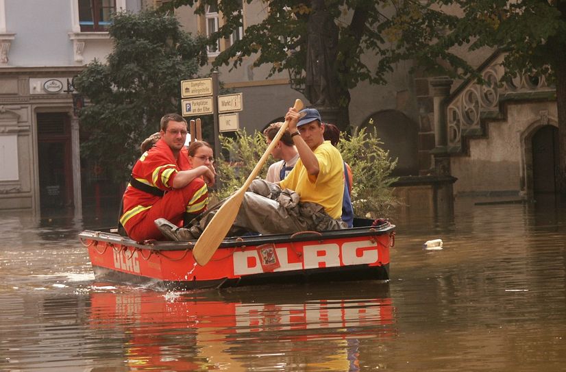 Rückblick auf die Flut 2002 jetzt auch im lokalen Fernsehen.