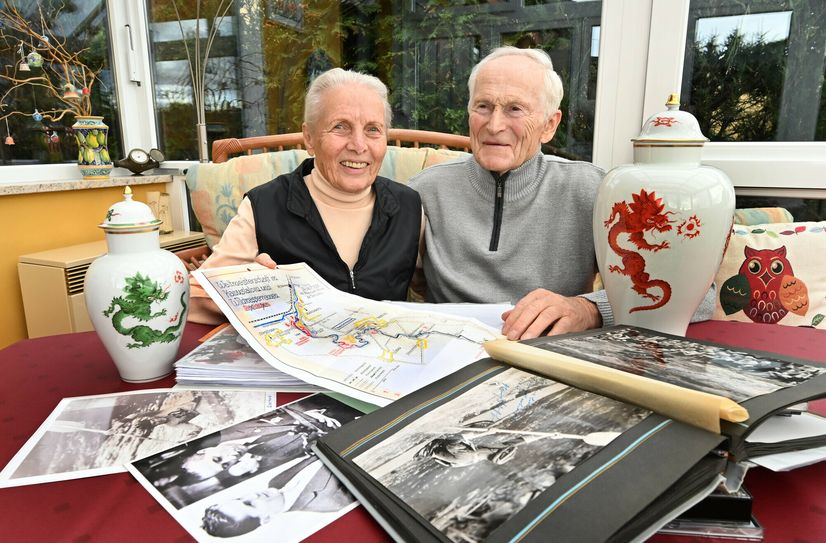 Ursula und Eberhard Gläser feiern Silvester Eisene Hochzeit - und erzählen ihre besondere Geschichte dazu.