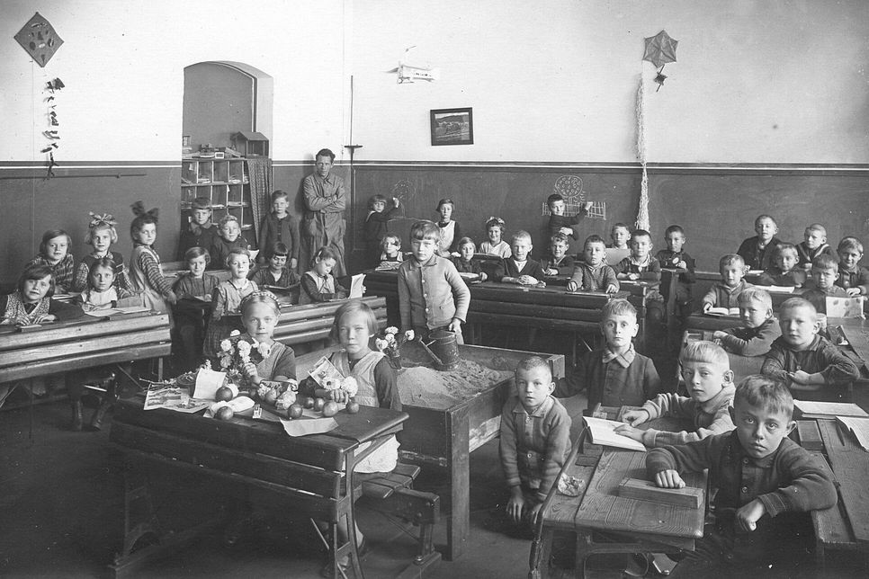 Die Kinder nehmen ihr Leben wie es ist - ein Bild aus dem Klassenzimmer der Briesnitzer Schule.