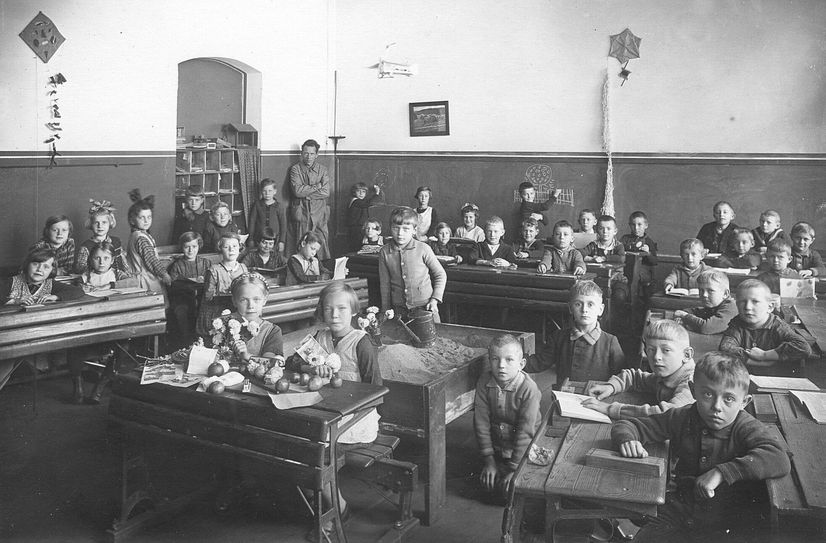 Die Kinder nehmen ihr Leben wie es ist - ein Bild aus dem Klassenzimmer der Briesnitzer Schule.