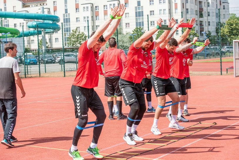Die Füchse beim Trainingslager 2019 Foto: pm