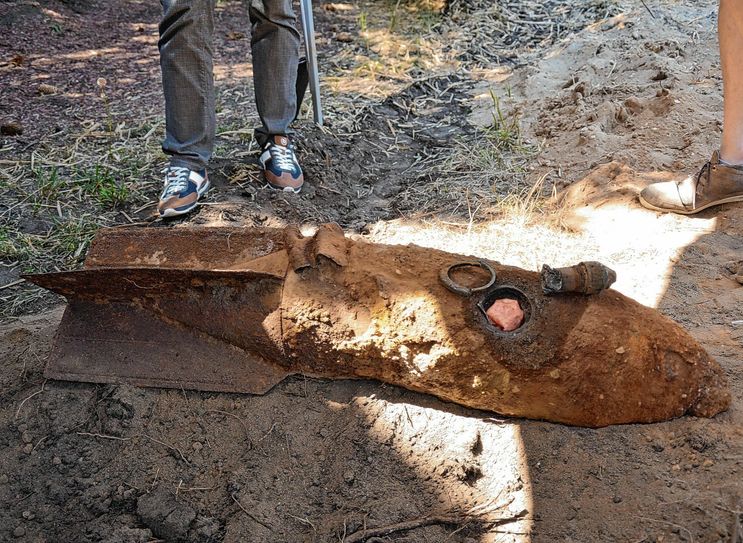 Die Fliegerbombe aus Spremberg.