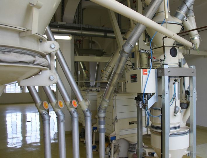 Viel moderne Technik steckt in der Dresdner Mühle