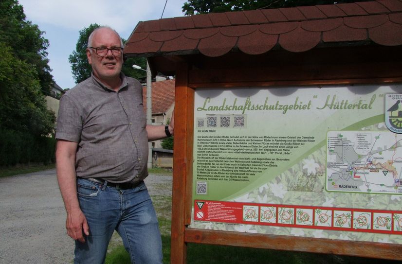 Dietmar Meyer ist seit April dieses Jahres Radebergs neuer Wanderwegewart.