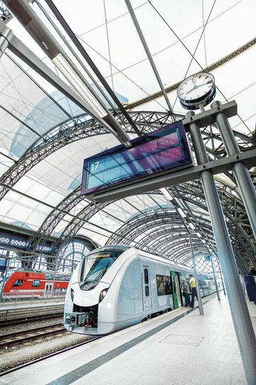 Die Seenlandbahn verbindet Dresden in den Sommerferien wieder mit dem Lausitzer Seenland. Foto: VVO/L. Neumann
