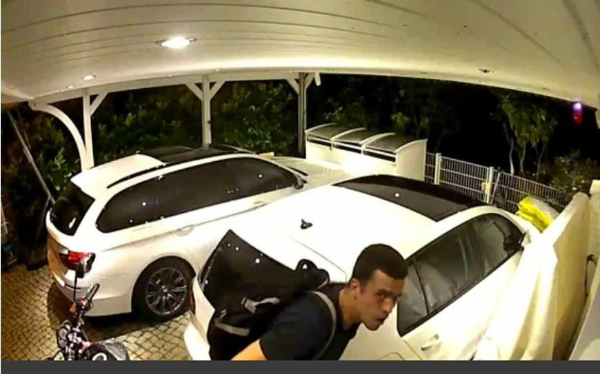 Foto aus dem Überwachungsvideo. Foto-Quelle: Polizei