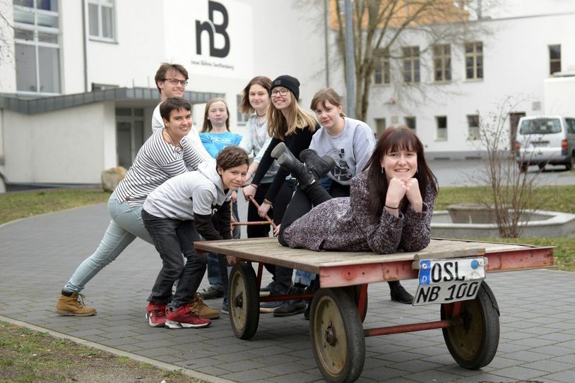 Fünf Kinder- und Jugendspielclubs zeigen am 18. Mai ihre kreativen Ideen. Darunter auch die Jugendlichen des Spielclubs »neueBeginner«. Foto: Theater »neue Bühne Senftenberg«