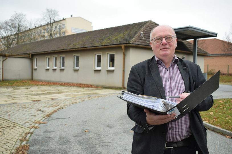 Bürgermeister Thomas Martolock bekommt für seine Gemeinde einen Teil der Kohle-Millionen und bringt deutliche Gründe hervor, warum die Investition in sein Projekt gut für den Strukturwandel ist. Foto: spa