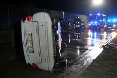 Der Unfall ereignete sich kurz nach 0 Uhr. Fotos: D. Förster
