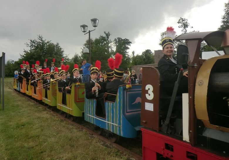 ...anschließend ging es zur Parkeisenbahn.