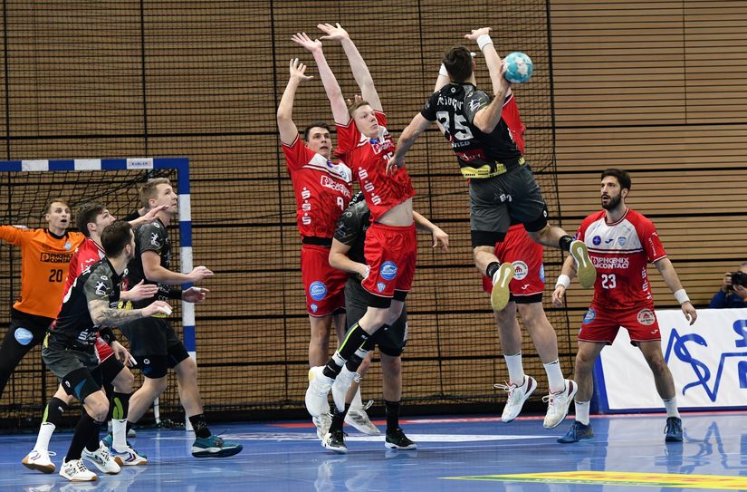 Dresdner Handballer sind Ende August beim Zweitliga-Aufsteiger gefordert.