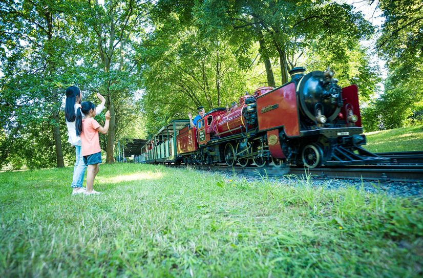 Die Dresdner Parkeisenbahn ist bald wieder unterwegs.