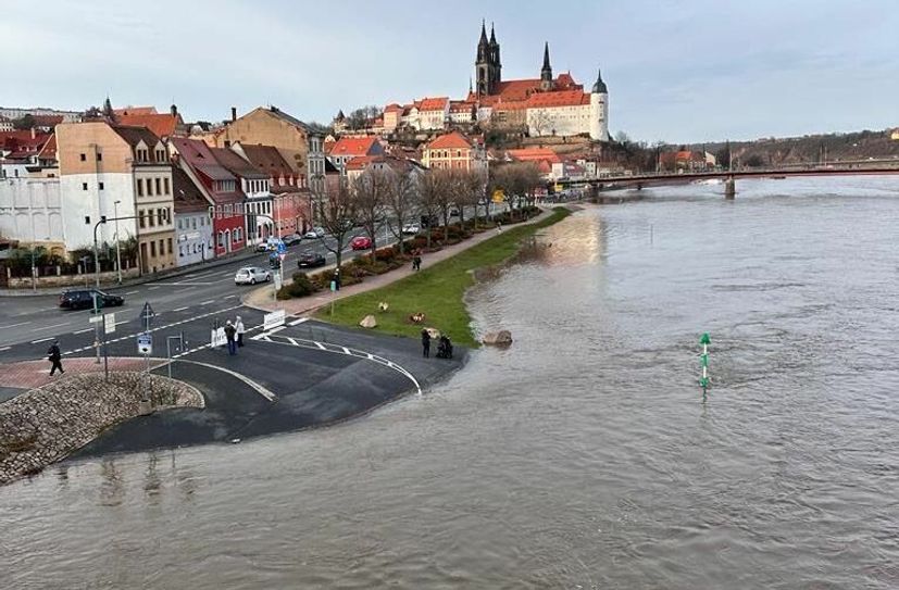 Hochwassergefahr in Meißen steigt wieder