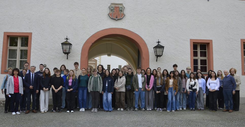 Die Jugendliche des Rotary-Jugendmusikfestivals besuchten das Finsterwalde.