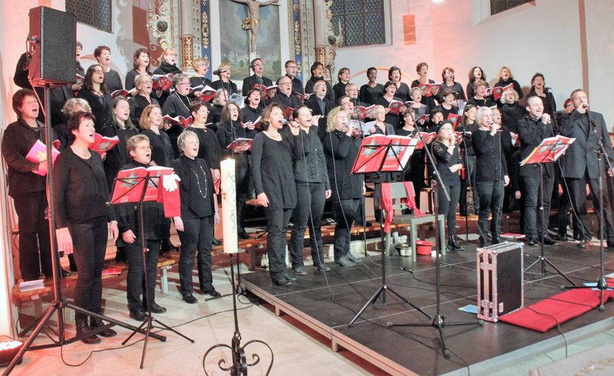 Ein tolles Konzert erlebten die Besucher des Luther-Pop-Oratoriums in der Trinitatiskirche. Foto: Jürgen Weser