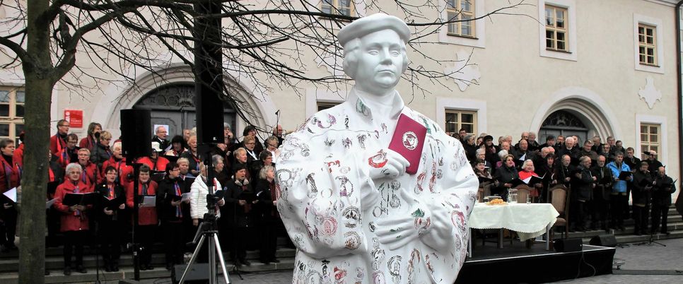 Martin Luther dürfte das Fest zur Reformation gefallen haben. Foto: Jürgen Weser