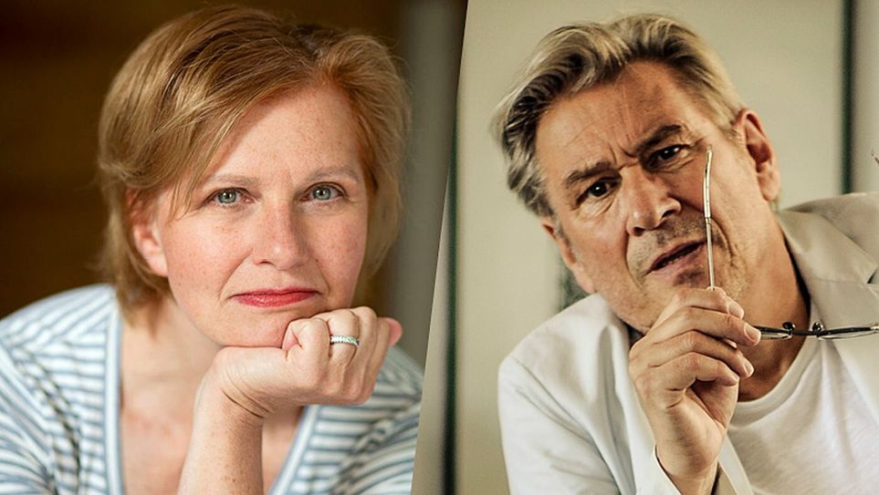 Nicole Hase (l.) und TV-Schauspieler MIchael KInd lesen am Ostermontag gemeinsam »Effis Nacht«.