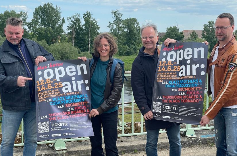 Die Termine stehen und die Kooperation des Vereins und der FVG verspricht viel Abwechslung, dafür stehen: Dirk Mühlstädt, Anja Dietel, Dr. Steffen Klengel und FVG-Chef John Jaeschke (v.l.).