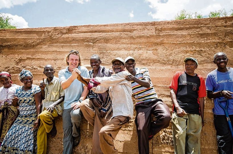 Sven Seifert in Kenia. Foto: arche noVa