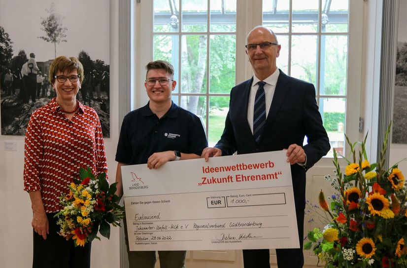 Die Johanniter-Jugend aus Südbrandenburg sicherte sich einen der 3. Plätze und 1.000 Euro Preisgeld.