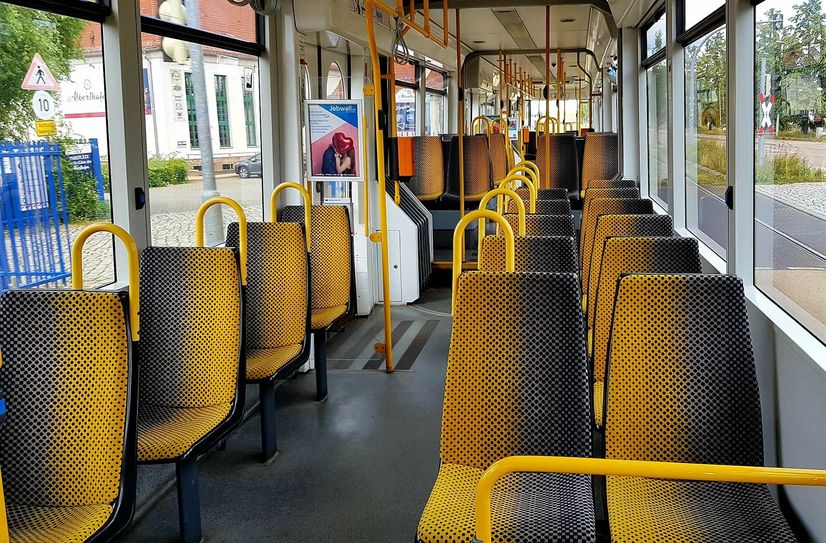 In der Straßenbahn, mal ein etwas anderes Speed-Dating.
