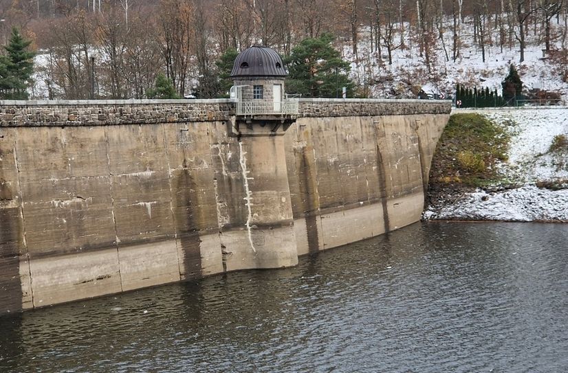Die Talsperre Malter ist wieder voll einsatzfähig.