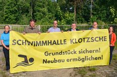 Vereint: die Stadträte Bettina Kempe-Gebert und Holger Zastrow, der Ortsvorstand von Weixdorf Alexander Manzke, der Ortsvorstand von Langebrück Christian Hartmann, der Ortsvorstand von Schönborn Torsten Heidel und Ortschafträtin von Langebrück Silvana Wendt.