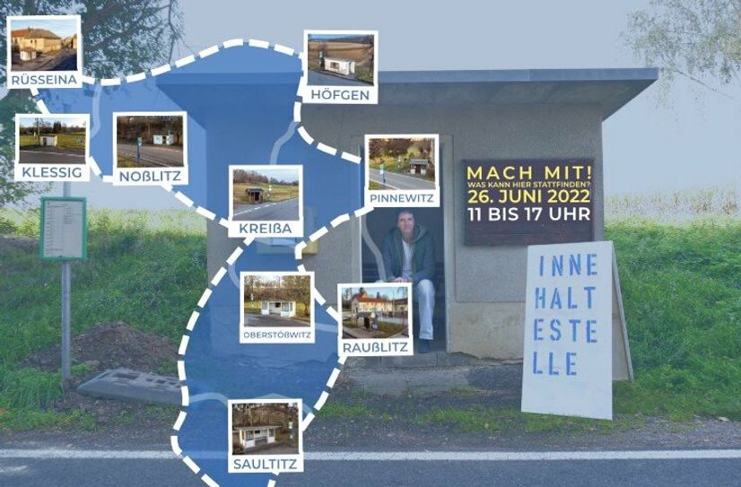 In diesen Orten laden die Buswartehäuschen ein.