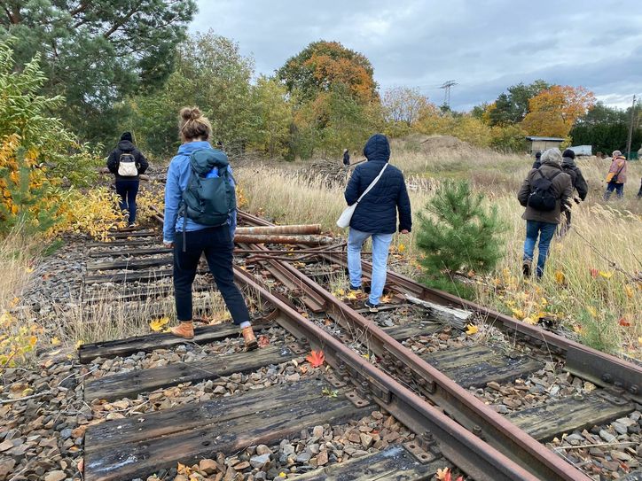 Entlang der alten Bahntrasse in Cottbus, die vielleicht bald als die künftige Seeachse Cottbus bezeichnet werden kann?