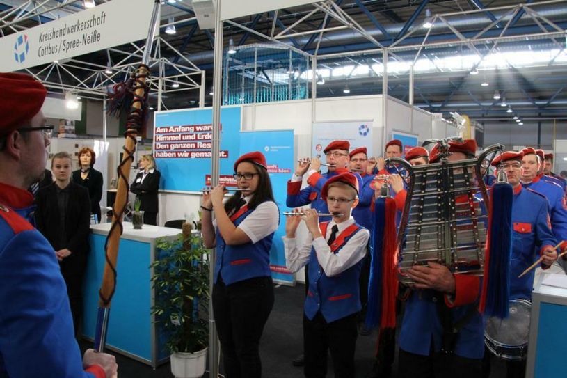 Impressionen von der HandWerker 2017 in den Messehallen Cottbus. Foto: jho