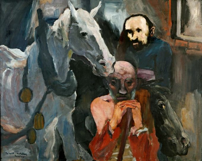 Heinrich Tischler: Dämmerung, um 1920-25, Ölmalerei auf Leinwand, Schlesisches Museum zu Görlitz. Foto: SMG