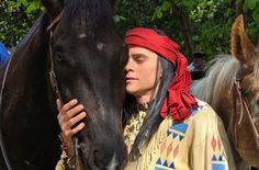 Michael Berndt-Cananá wird wieder als Winnetou zu den Karl-May-Festtagen in den Lößnitzgrund reiten.