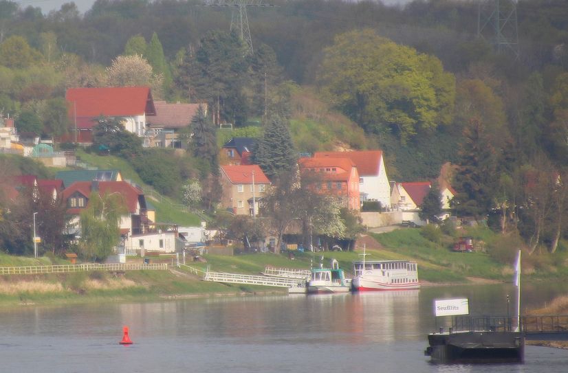 Fähranleger Diesbar.