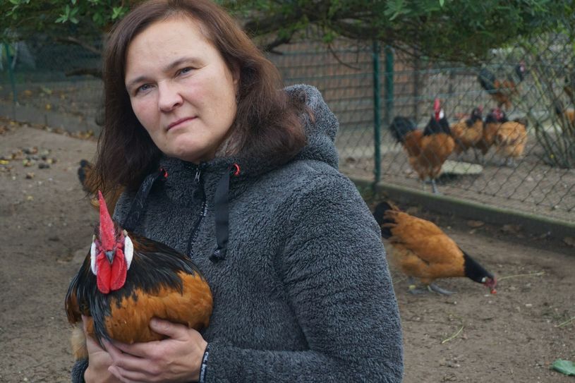 Kati Gullasch hätte gern ihre Vorwerk-Zuchthühner ausgestellt.