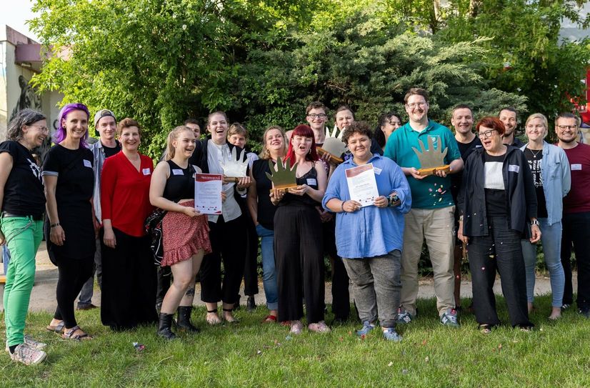 Jury und Preisträger des diesjährigen David-Schmidt-Preises.