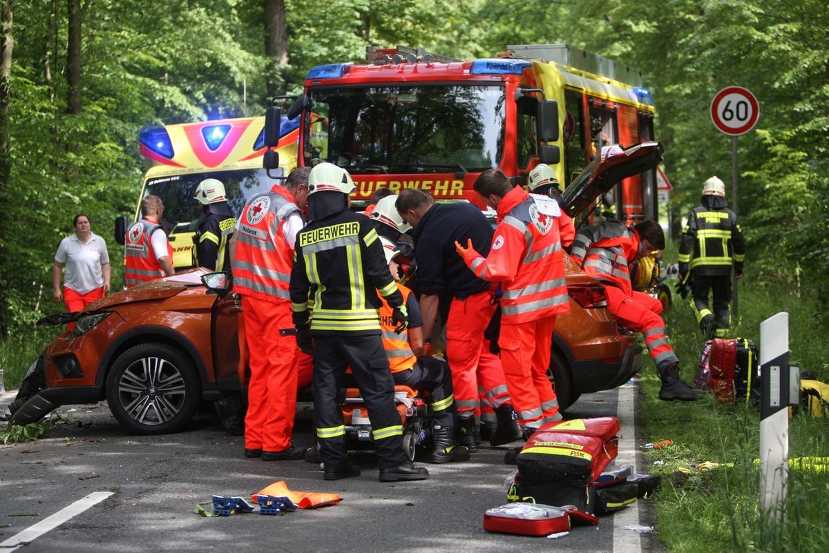 Schwerer Unfall in Graupa Landkreis Sächsische SchweizOsterzgebirge