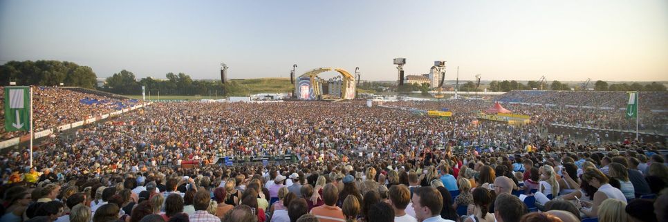 Kurz vor Konzertbeginn im Juli 2006. Fotos: R. Aust
