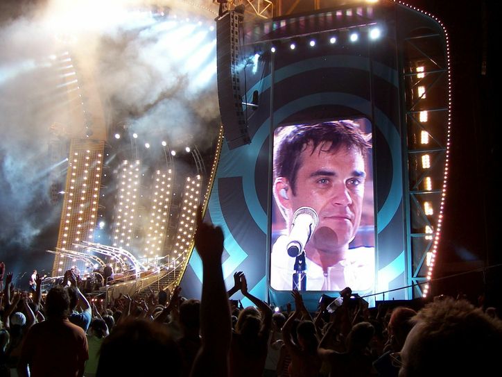 Robbie Williams 2006 in Dresden.