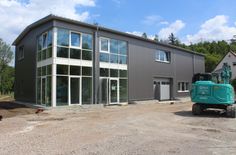 Bautätigkeit auf dem ersten Grundstück – die Wägetechnik Wehle aus Kesselsdorf verlegt ihren Firmensitz nach Freital.