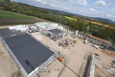 Die neue Straßenmeisterei Löbau im Gewerbegebiet West wächst.