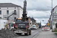 Die Sperrung der Bundesstraße 101 - Elsterwerdaer Straße dauert noch etwa bis Mitte September.