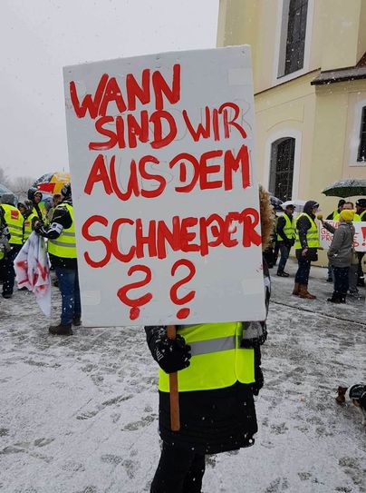 Streik in Forst. Foto: Paul Weisflog