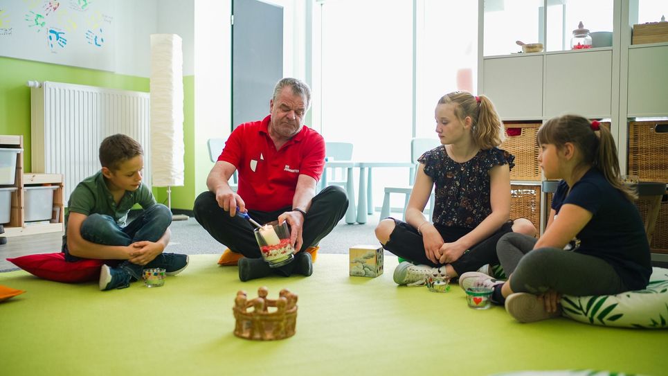 Das Trauerzentrum für Kinder und Jugendliche wurde im Oktober 2018 eröffnet und ist das erste seiner Art in Sachsen. Im Bild Lacrima-Leiter Robert Dietsche. Foto: Tobias Ritz