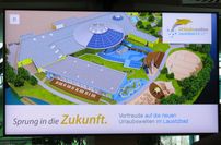 Mit der geplanten Modernisierung will das Lausitzbad den "Sprung in die Zukunft" wagen.