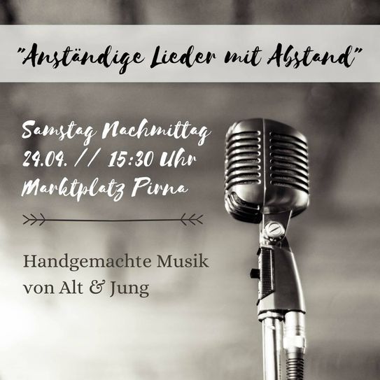 Anständige Lieder     Foto: Citymanagement Pirna