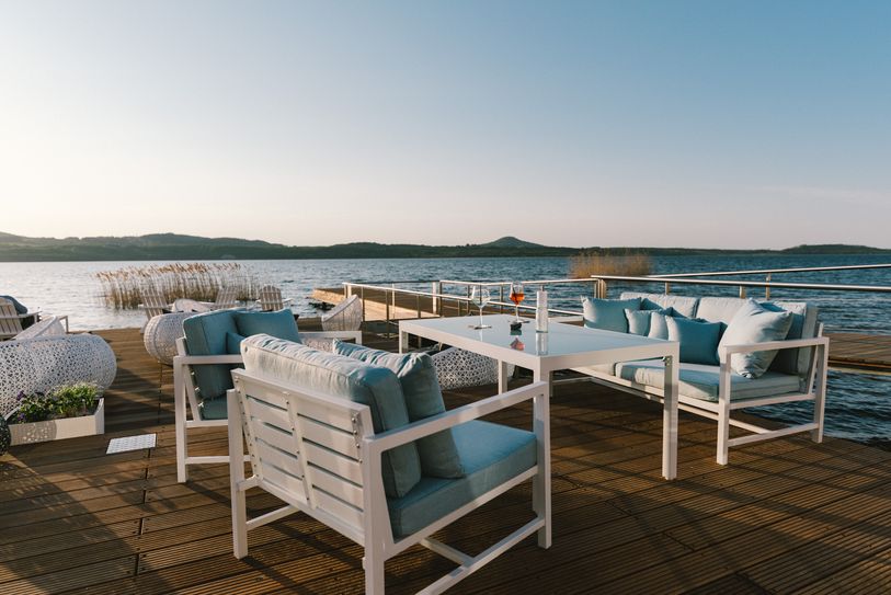 Die Seeterrasse. Foto: Paul-Glaser