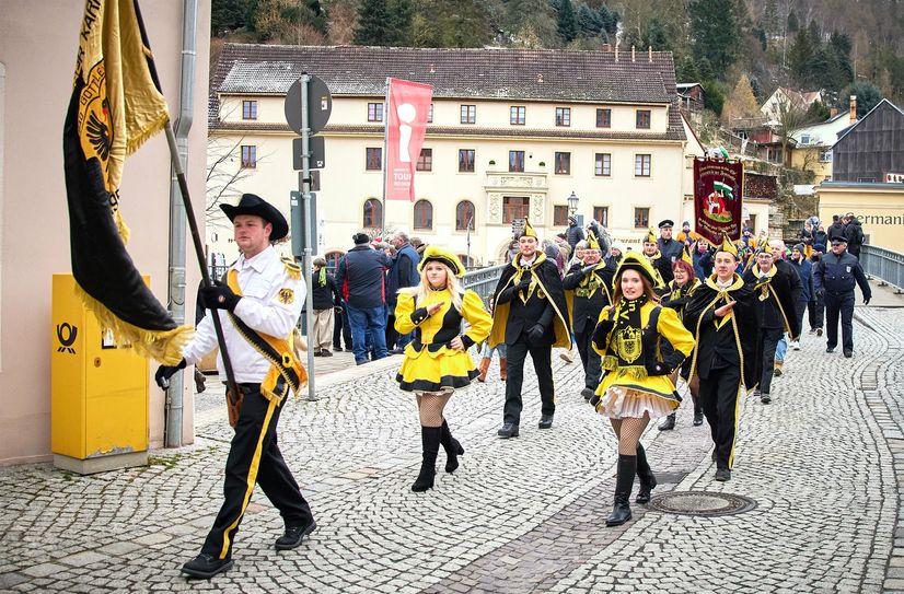 Am Sonntag wird im Kurort Bad Gottleuba 70 Jahre Karneval gefeiert.