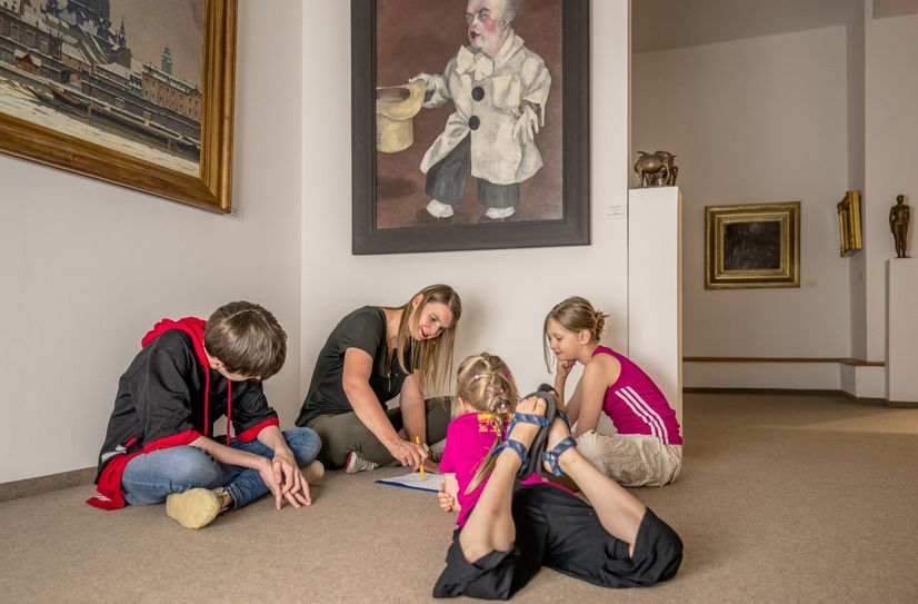 Kinderführung in den Städtischen Sammlungen Freital.